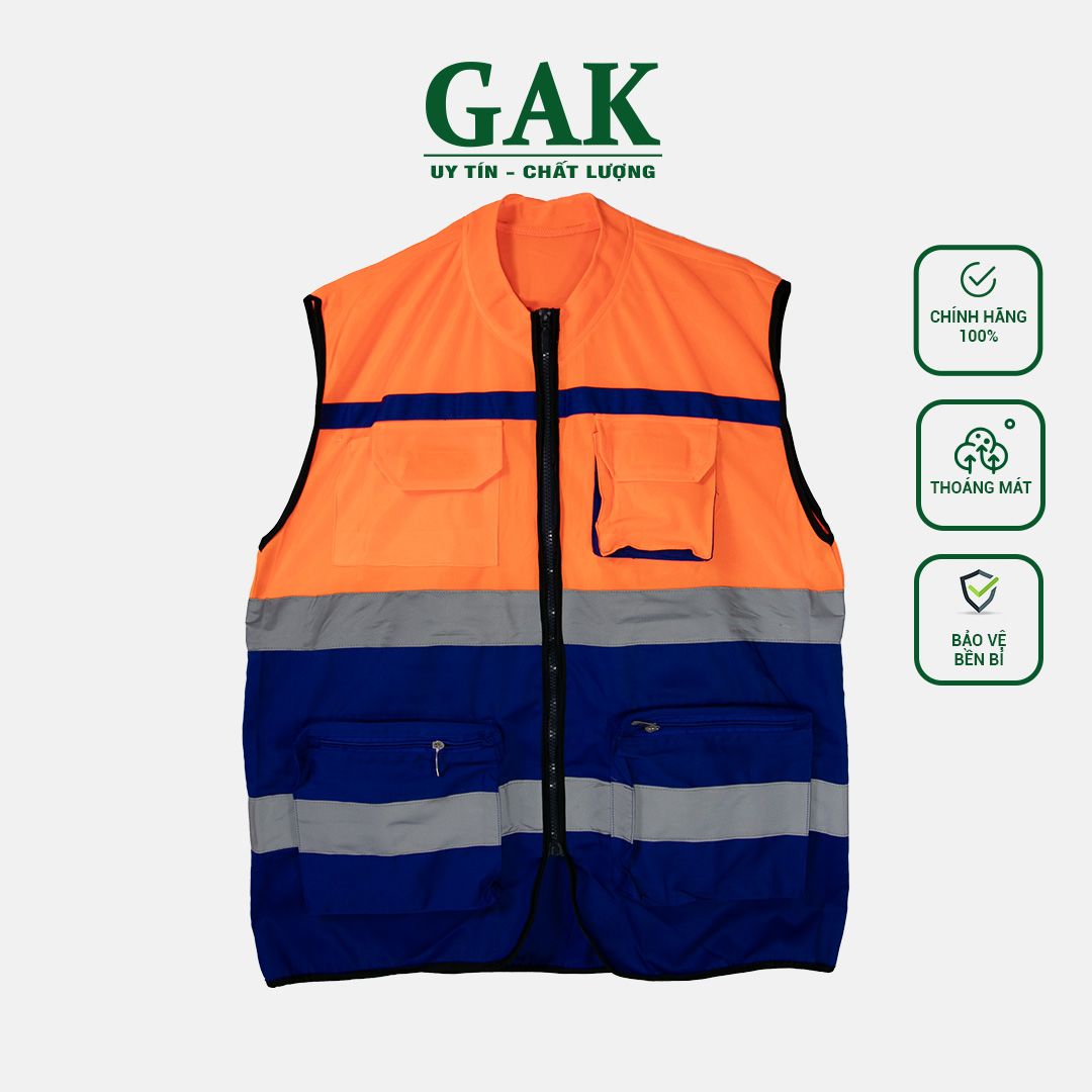 Mẫu áo ghi lê kỹ thuật công trình