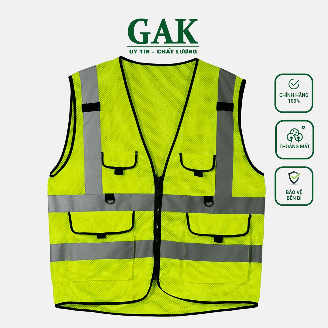 Mẫu áo phản quang xuất khẩu No16