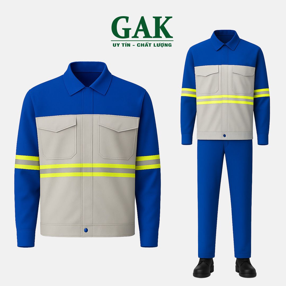 Mẫu đồng phục kỹ thuật kiểu phối số 8