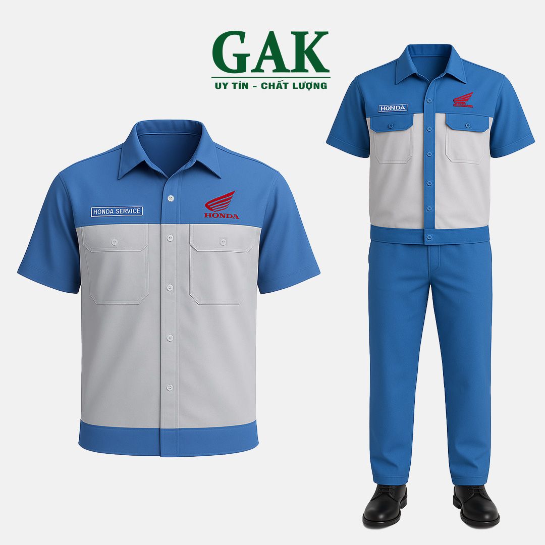 Mẫu đồng phục kỹ thuật viên Honda Việt Nam