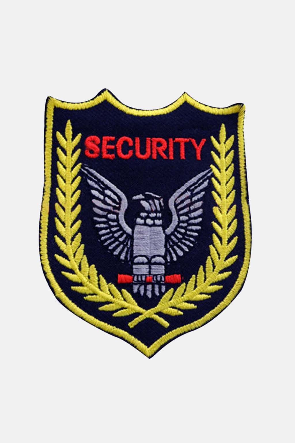 Sleeve logo and chest logo of the security uniform