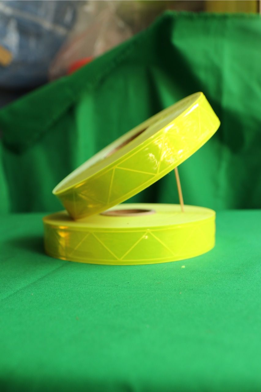 Yellow Reflective Tape PVC 2.5cm x 50m