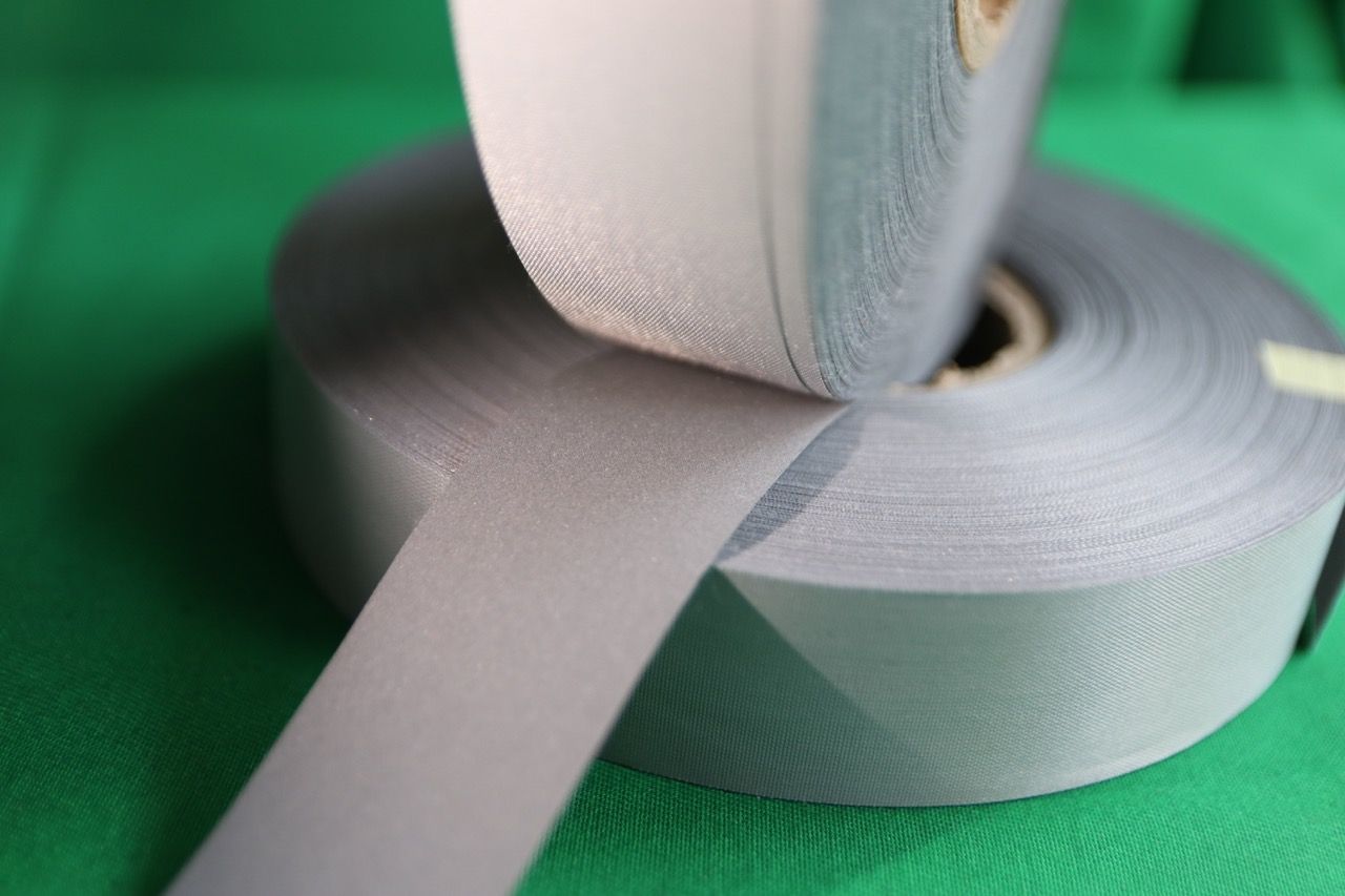Standard Gray Poly Reflective Tape 2.5cm x 100m