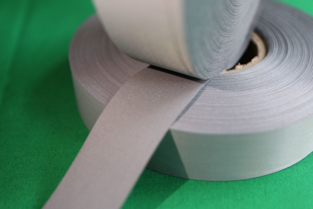 Standard Gray Poly Reflective Tape 2.5cm x 100m